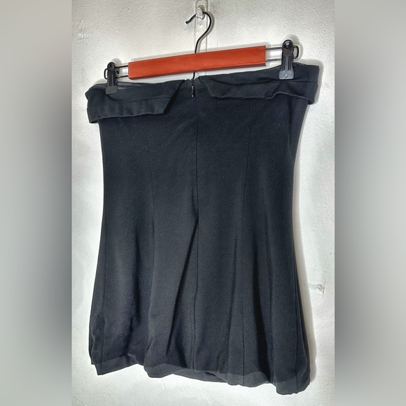 Runaway Black Strapless Mini Dress - Picture 2 of 4